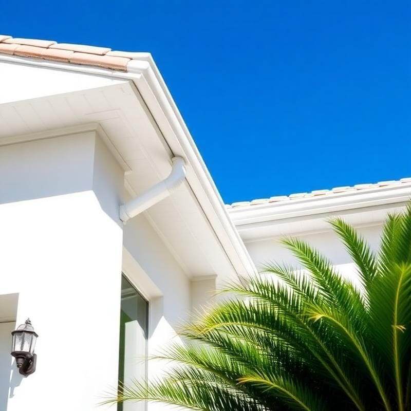 Seamless gutter project in Central Florida, 1