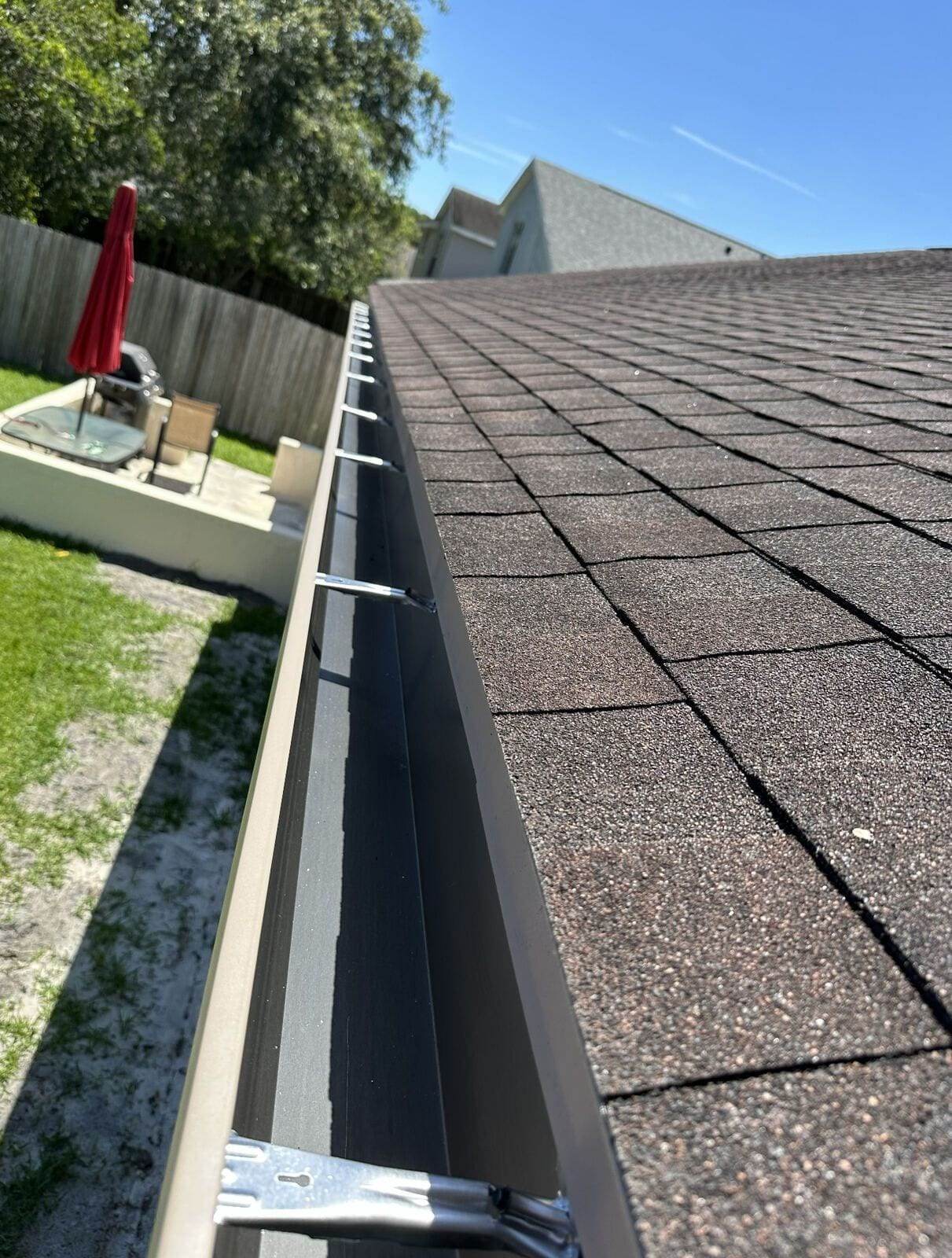 Seamless gutter project in Central Florida, 2